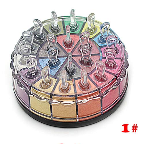 Lovelystar★ Paletas de Sombra de Ojos de 20 Colores Professional 20 Colors Pigment Glitter Eye Shadow Powder Makeup Palette Shimmery Matte Sexy Smokey Eyeshadow Set Cosmetic Kit★