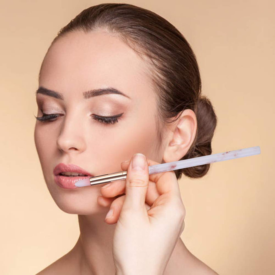 Makeup Brushes ALLFY 16 Pcs Premium Synthetic Foundation Eyeshadow Face Brushes Set for Powder Cream Liquid with Silicone Facial Mask Brush Eyebrow Razor PU Cosmetic Bag Pink