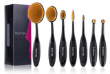 Duorime New 7pcs Black Oval Toothbrush Makeup Brush Set Cream Contour Powder Concealer Foundation Eyeliner Cosmetics Tool …
