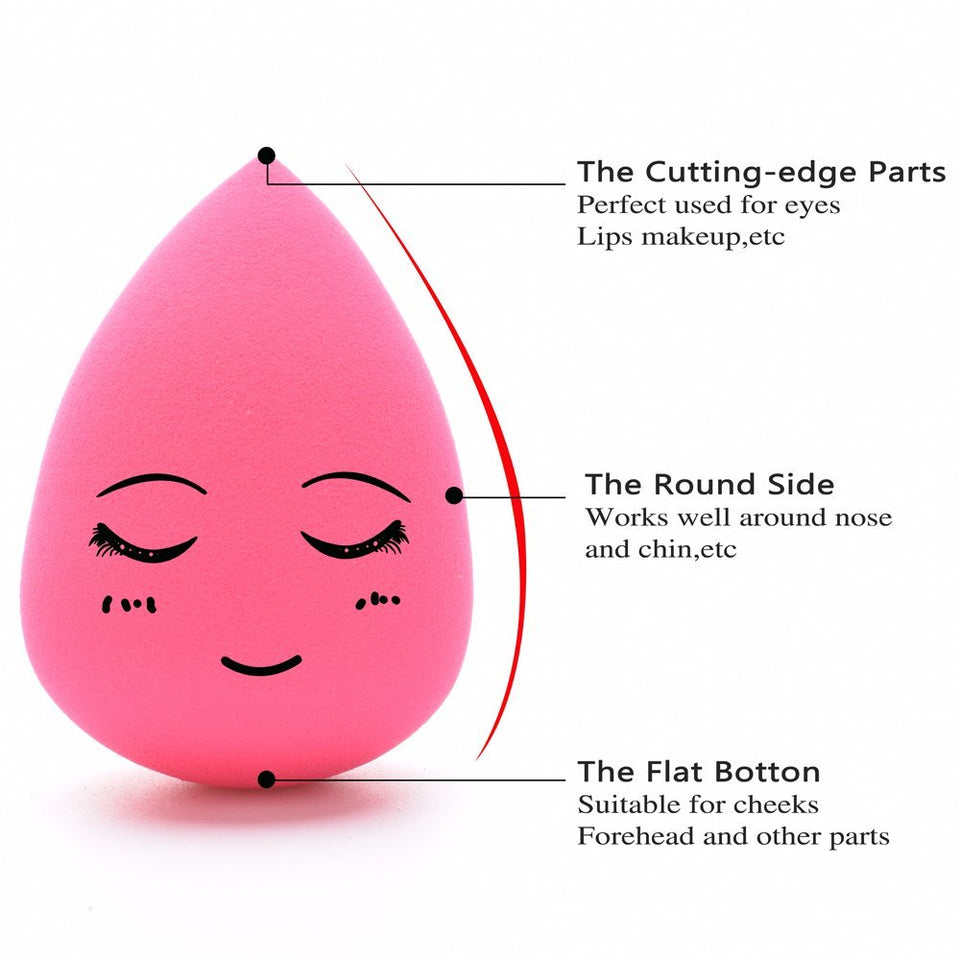 Oxeely 5pcs Beauty Makeup Sponges Original Blenders set, Latex Free Foundation Blending for Liquid, Cream and Powders