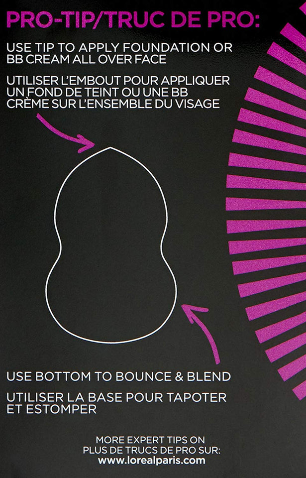 L'Oréal Paris Makeup Infallible Blend Artist Makeup Blender Sponge, 0.8 oz