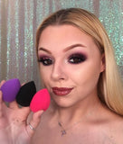 Flexible Makeup Blenders Foundation Essence Beauty Cosmetic Sponges Set for Concealer & Pressed Powder,latex free,Multi-Color,5PACK
