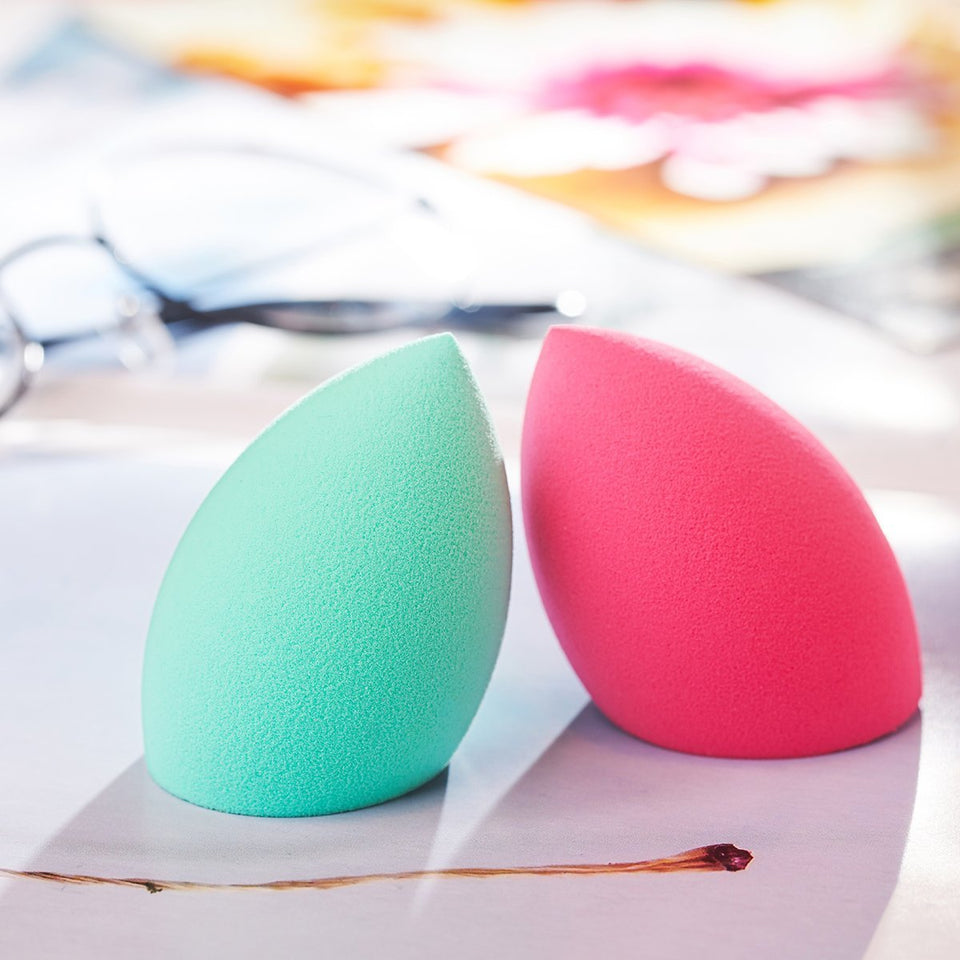 amoore Makeup Sponge Latext-free Beauty Sponge Makeup Blender Foundation Sponge Applicator Sponges (2 Pcs)