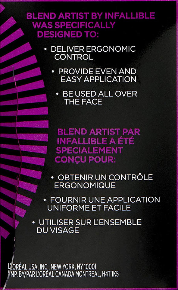 L'Oréal Paris Makeup Infallible Blend Artist Makeup Blender Sponge, 0.8 oz