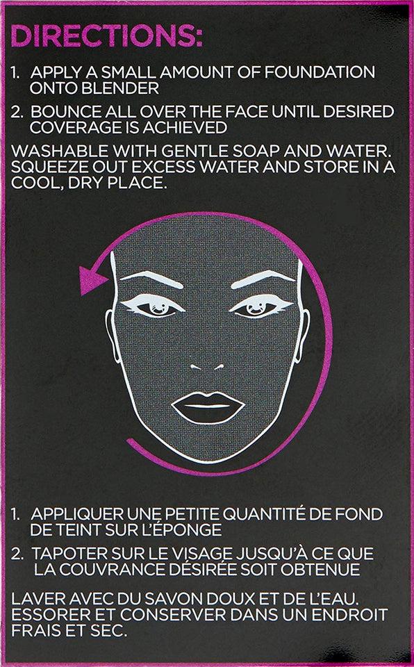 L'Oréal Paris Makeup Infallible Blend Artist Makeup Blender Sponge, 0.8 oz